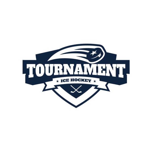 Tournament Ice Hockey logo template 02 Thumbnail