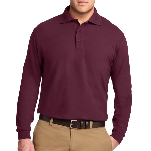 Silk Touch Long Sleeve Polo Thumbnail