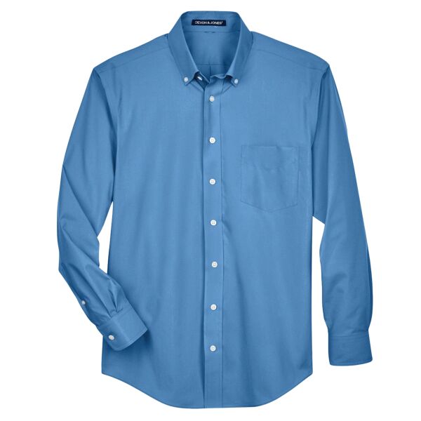 Men's Crown Collection® Broadcloth Woven Dress Shirt Thumbnail