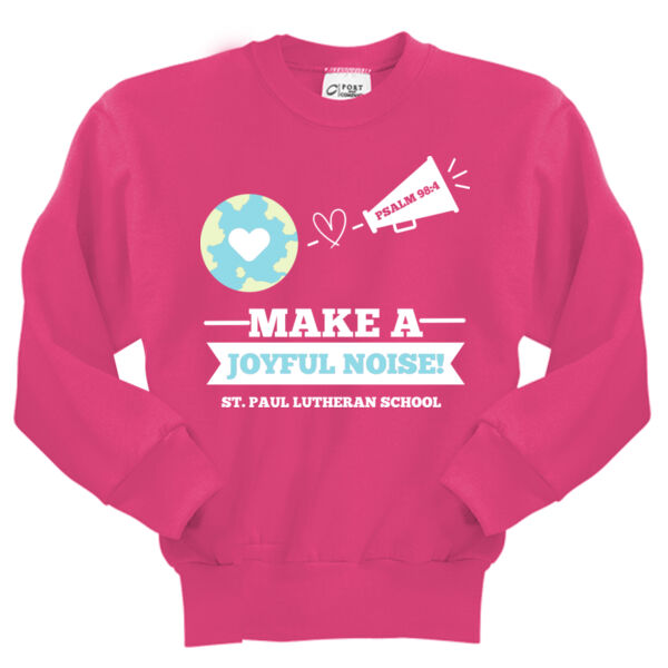 Praise Friday - Youth Core Fleece Crewneck Sweatshirt Thumbnail