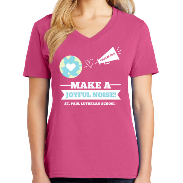 Praise Friday - Women's Core Cotton V Neck Tee Thumbnail