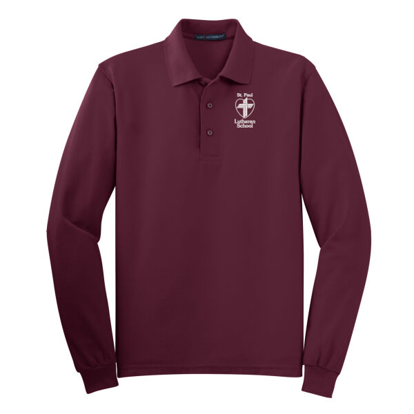 Uniform - Silk Touch Long Sleeve Polo Thumbnail