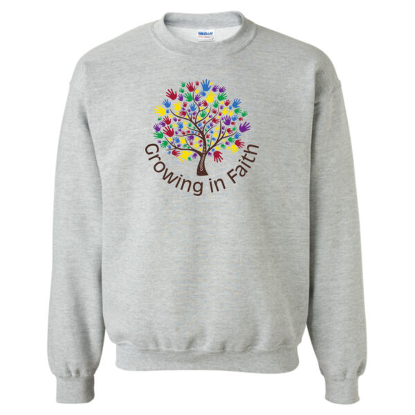 Growing In Faith - Heavy Blend™ Crewneck Sweatshirt Thumbnail