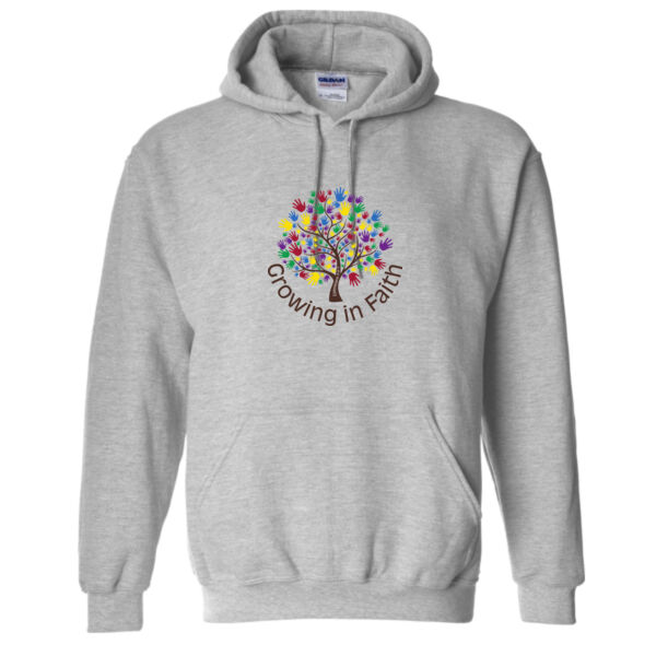 Growing In Faith - Heavy Blend™ Hooded Sweatshirt Thumbnail