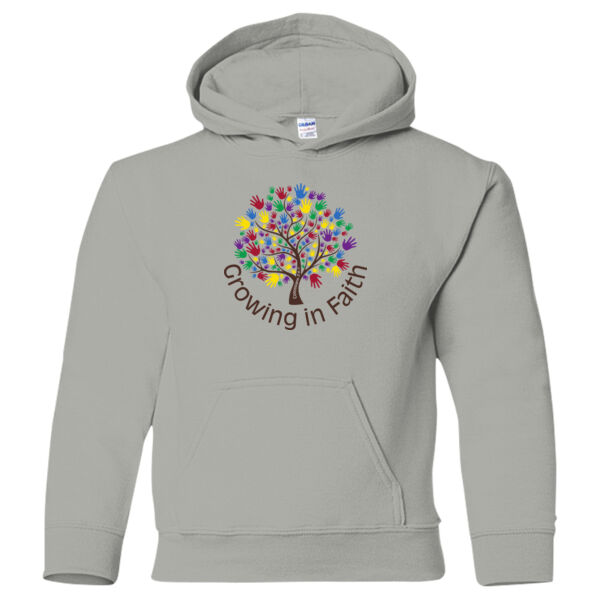 Growing In Faith - Heavy Blend™ Youth Hooded Sweatshirt Thumbnail