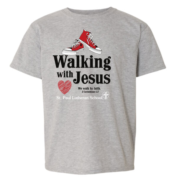 Walking With Jesus - Softstyle® Youth T-Shirt Thumbnail