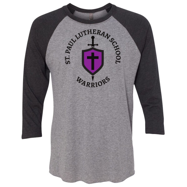 SPLS Warriors - Triblend Three-Quarter Raglan T-Shirt Thumbnail